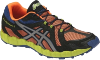 【ASICS/アシックス】 GEL-FujiTrainer 3 オレンジxライトグレー ユニセックス アシックス